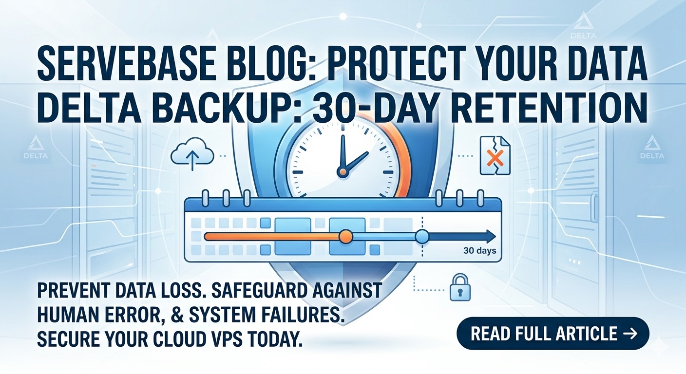 Delta Backup 30 Day